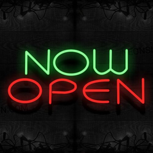 Image of Now Open Neon Sign
