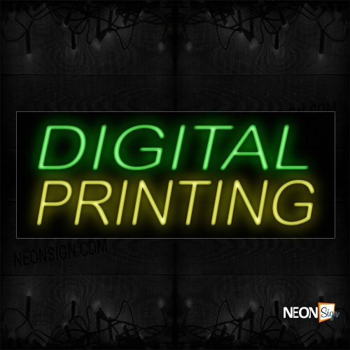 Image of 10536 Digital Printing Neon Signs_13x32 Black Backing