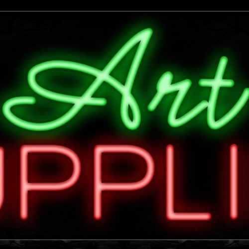 Image of 11353 Art Supplies Traditional Neon_13x32 Black Backing