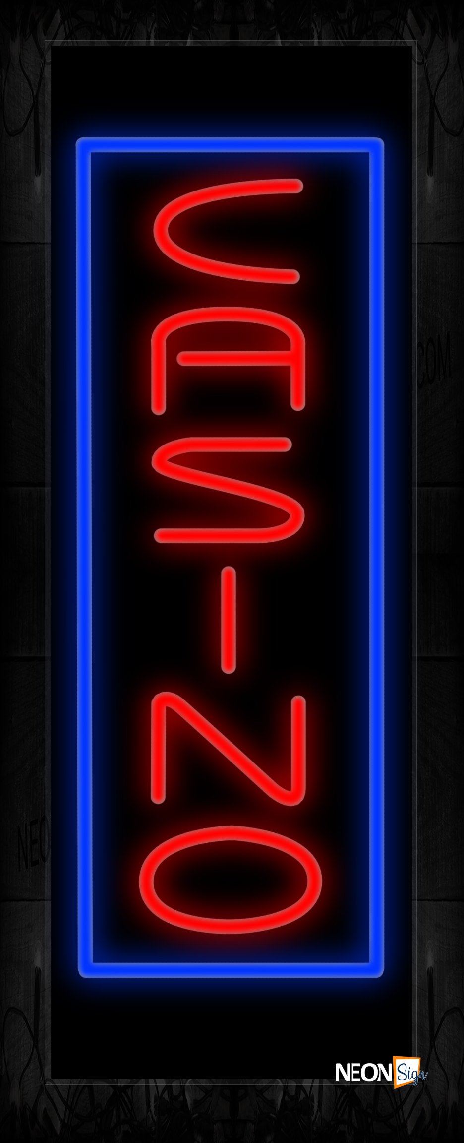 Image of 11531 Casino with border Neon Sign 13x32 Black Backing