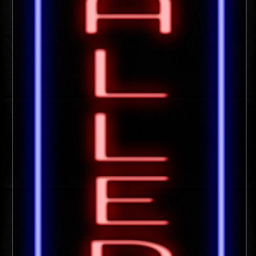 Image of 11559 Gallery With Border Neon Signs_13x32 Black Backing