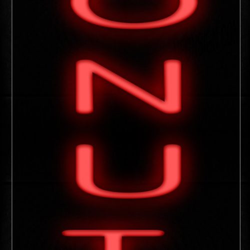 Image of 12226 Donuts Neon Signs_10x24 Black Backing