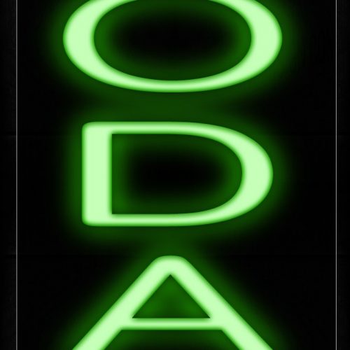 Image of 12295 Sodas Neon Signs_10x24 Black Backing