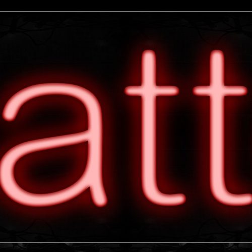 Image of 12339 Latte Neon Signs_10x24 Black Backing