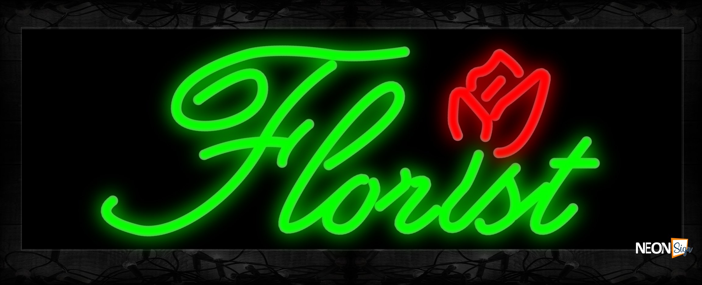 Image of 10058 Neon Sign 13x32 Black Backing