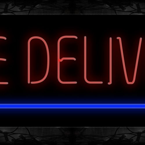 Image of 10534 Neon Sign 13x32 Black Backing