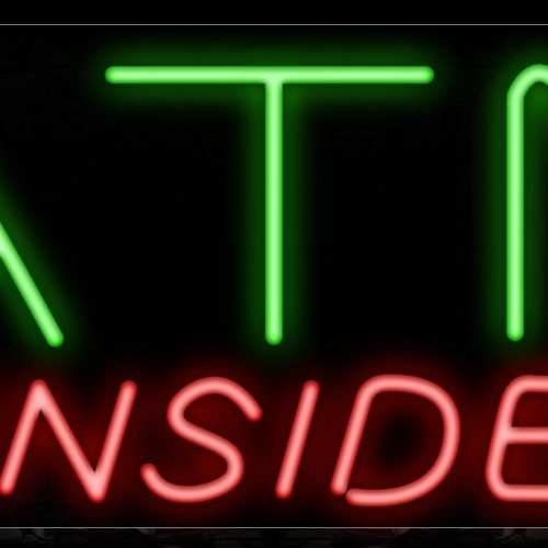 Image of 10714 ATM Inside Traditional Neon_13x32 Black Backing