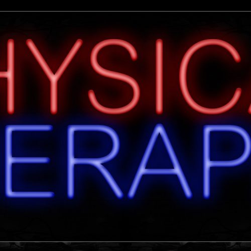 Image of 11461 Physical Therapy Neon Sign_13x32 Black Backing