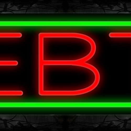 Image of 11510 Neon Sign 13x32 Black Backing