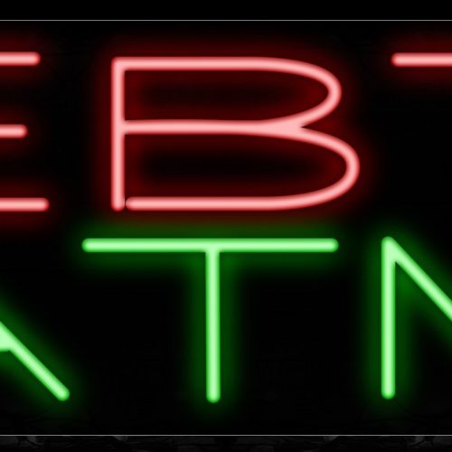 Image of 11512 EBT ATM Neon Sign_13x32 Black Backing