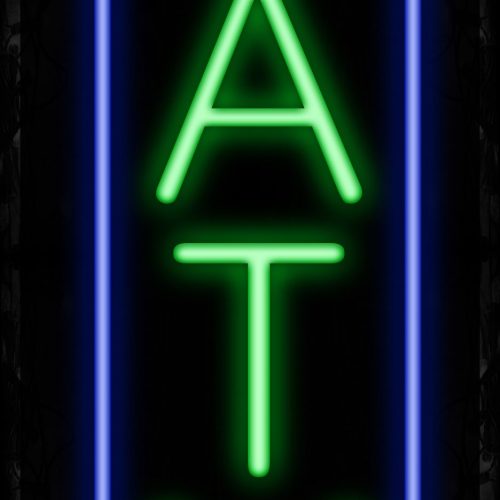 Image of 11648 Vertical 24 hrs ATM Traditional Neon_32 x12 Black Backing