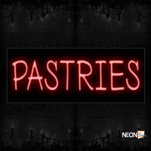 Image of 12391 Pastries In Red_13x32 Black Backing