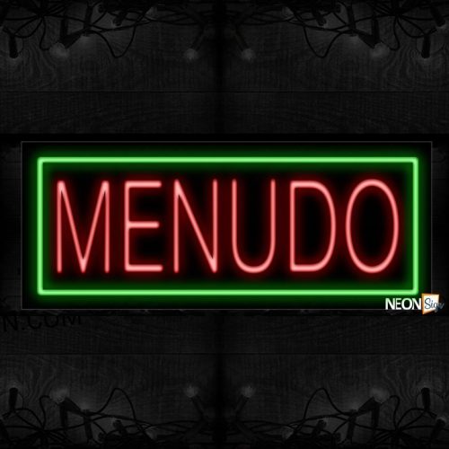 Image of Menudo With Border Neon Sign