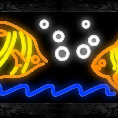 Image of Image Of 2 Fish Neon Sign