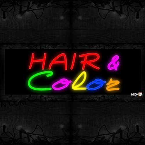Image of Hair & Color Neon Sign