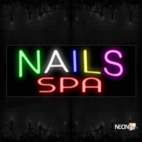 Image of Colorful Nails Spa Neon Sign