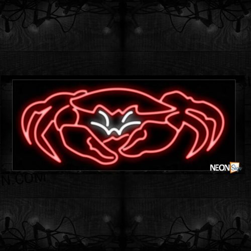 Image of Crab In Red Neon Sign