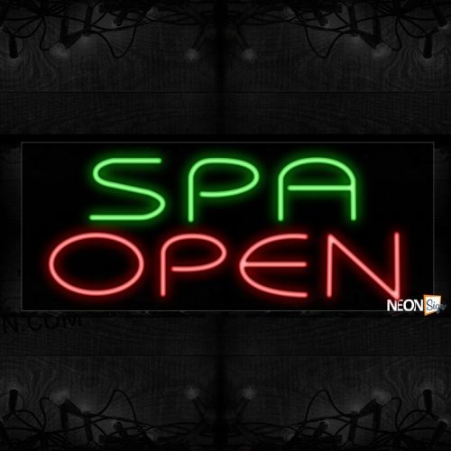 Image of Spa Open Neon Sign