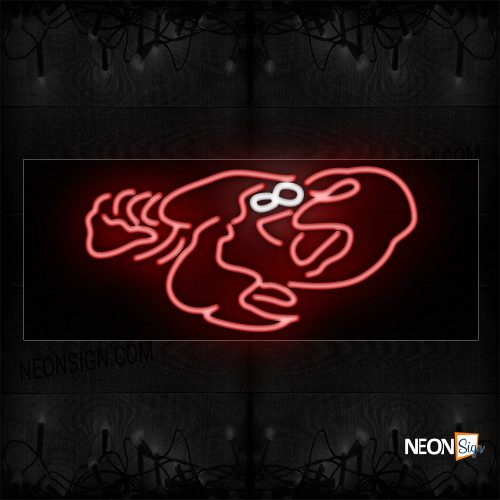 Image of Crab Logo Neon Sign