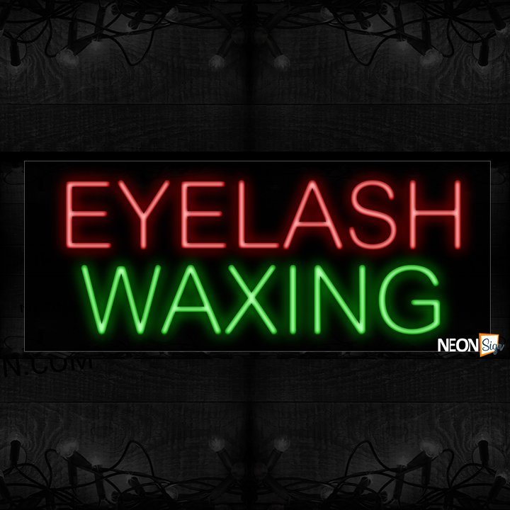 Image of Eyelash Waxing Neon Sign