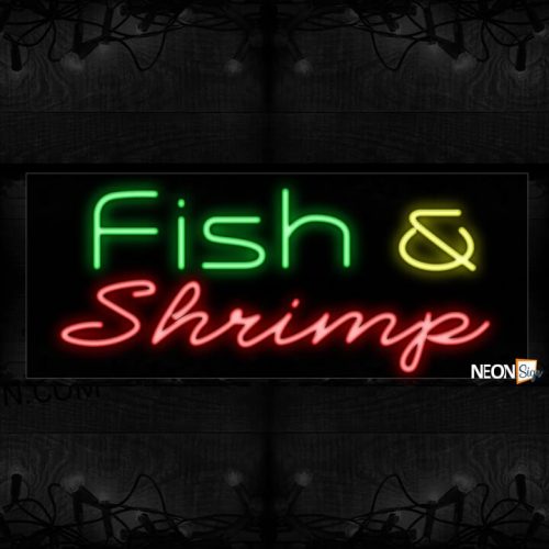 Image of Fish & Shrimp Neon Sign