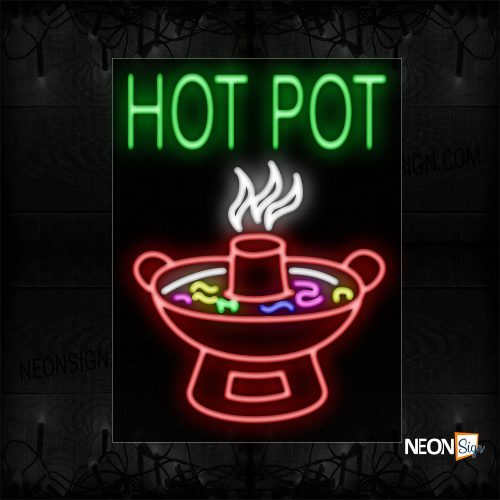 Image of Red Hotpot Neon Sign