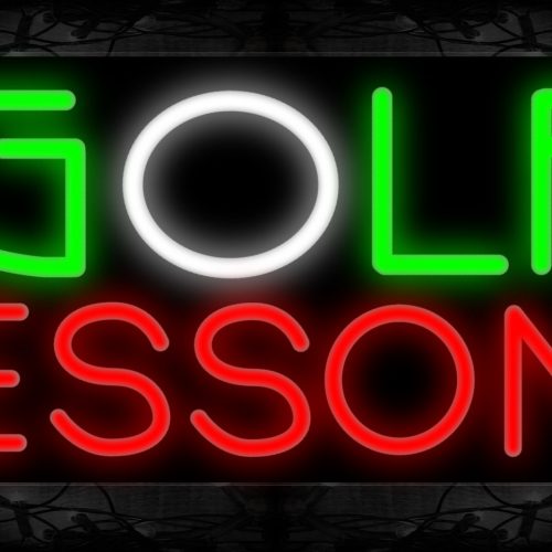 Image of Golf Lessons Neon Sign
