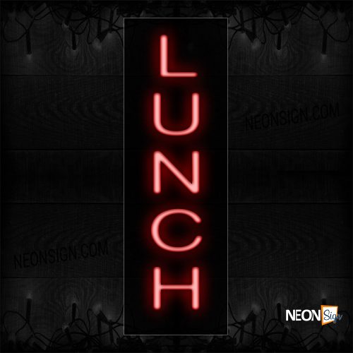 Image of Lunch In Red (Vertical) Neon Sign