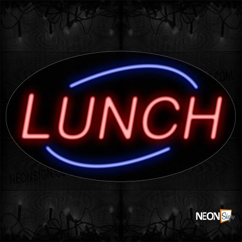 Image of Red Lunch Neon Sign