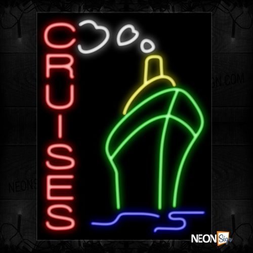 Image of Cruise In Red With Logo Neon Sign