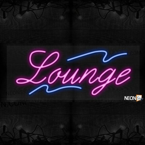Image of Lounge with blue line LED Flex