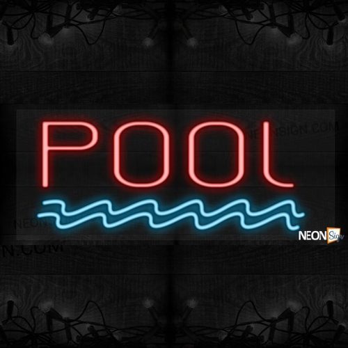 Image of Pool with aqua wave LED Flex