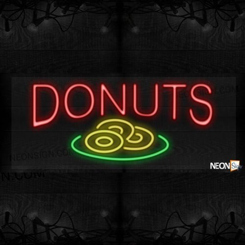 Image of Donuts on plate LED Flex