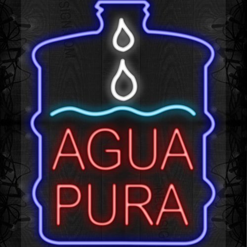 Image of Bottled Agua Pura LED Flex