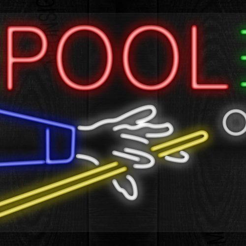 Image of Pool with logo LED Flex