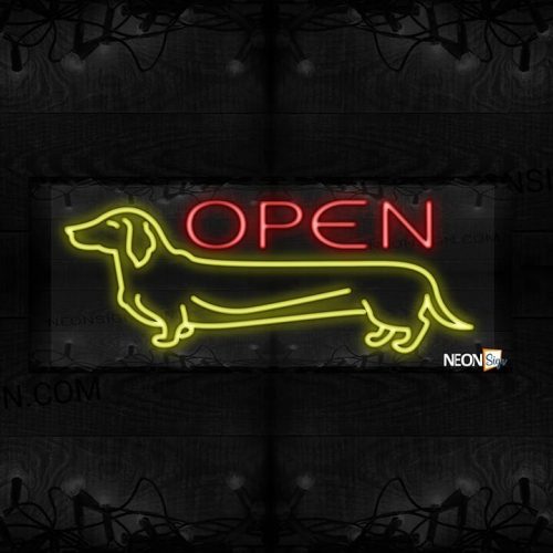 Image of Open with Dog LED Flex