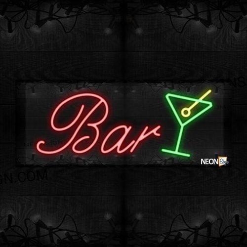 Image of Bar with wine glass LED Flex