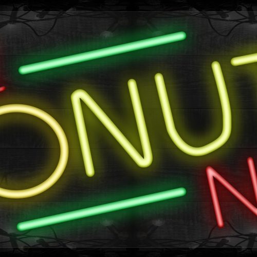 Image of Hot Donuts Now with lines LED Flex