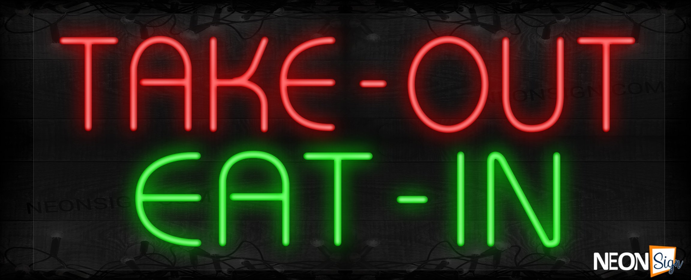 Image of Take-out Eat- In LED Flex