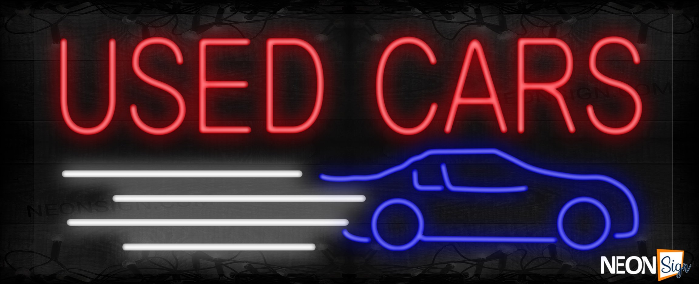 Image of Used Cars with Speeding Car LED Flex