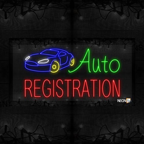 Image of Auto Registration with Car LED Flex