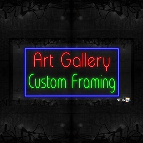 Image of Art Gallery Custom Framing LED Flex