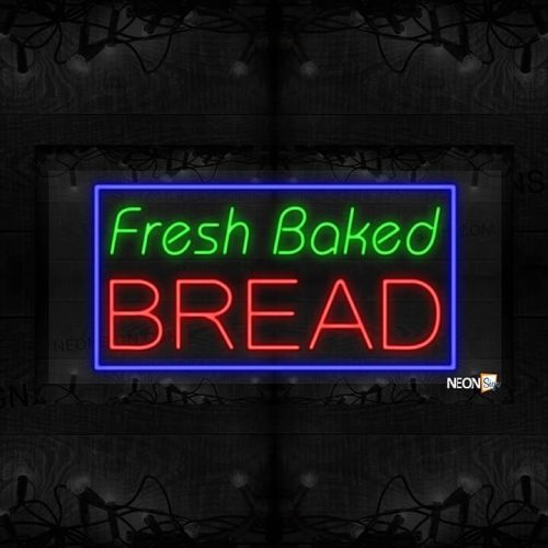 Image of Fresh Baked Bread with Blue Border LED Flex