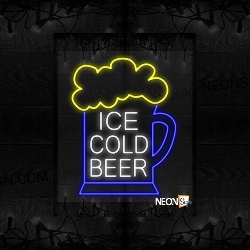 Image of Ice Cold Beer with a Beer Mug LED Flex