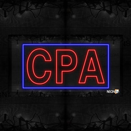 CPA with Rich Blue Border LED Flex