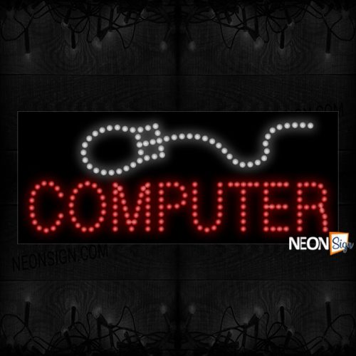 Computer With Mouse Logo LED Bulb