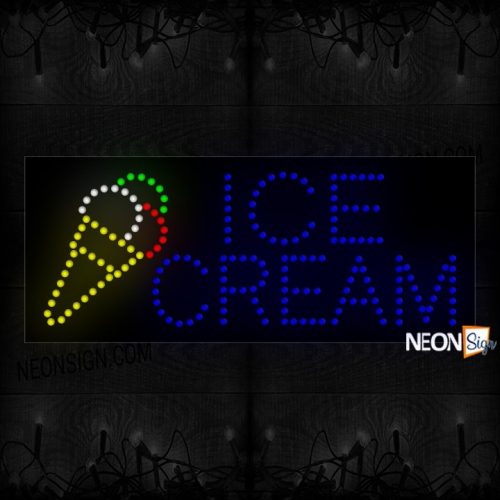 Ice Cream With Cone  LED Bulb