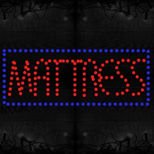 Mattress With Border LED Bulb