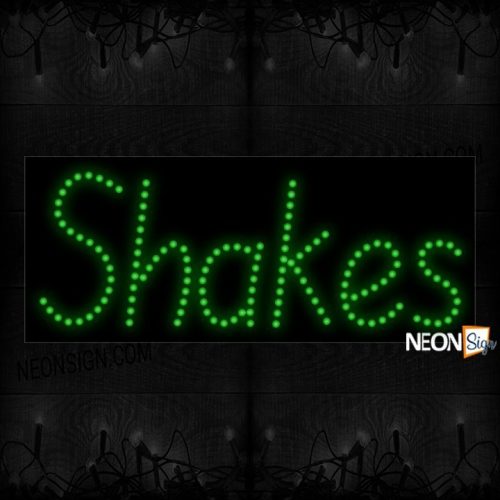 Shakes in green LED Bulb