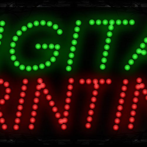Digital Printing Plain LED Bulb